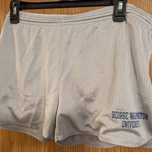 George Washington University Gray Mesh Shorts (XL)